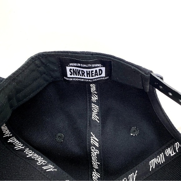 SNKR Head SH X NYC Logo Baseball Hat In Black - Picture 7 of 8